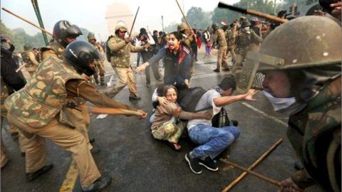 Police Brutality In Kashmir